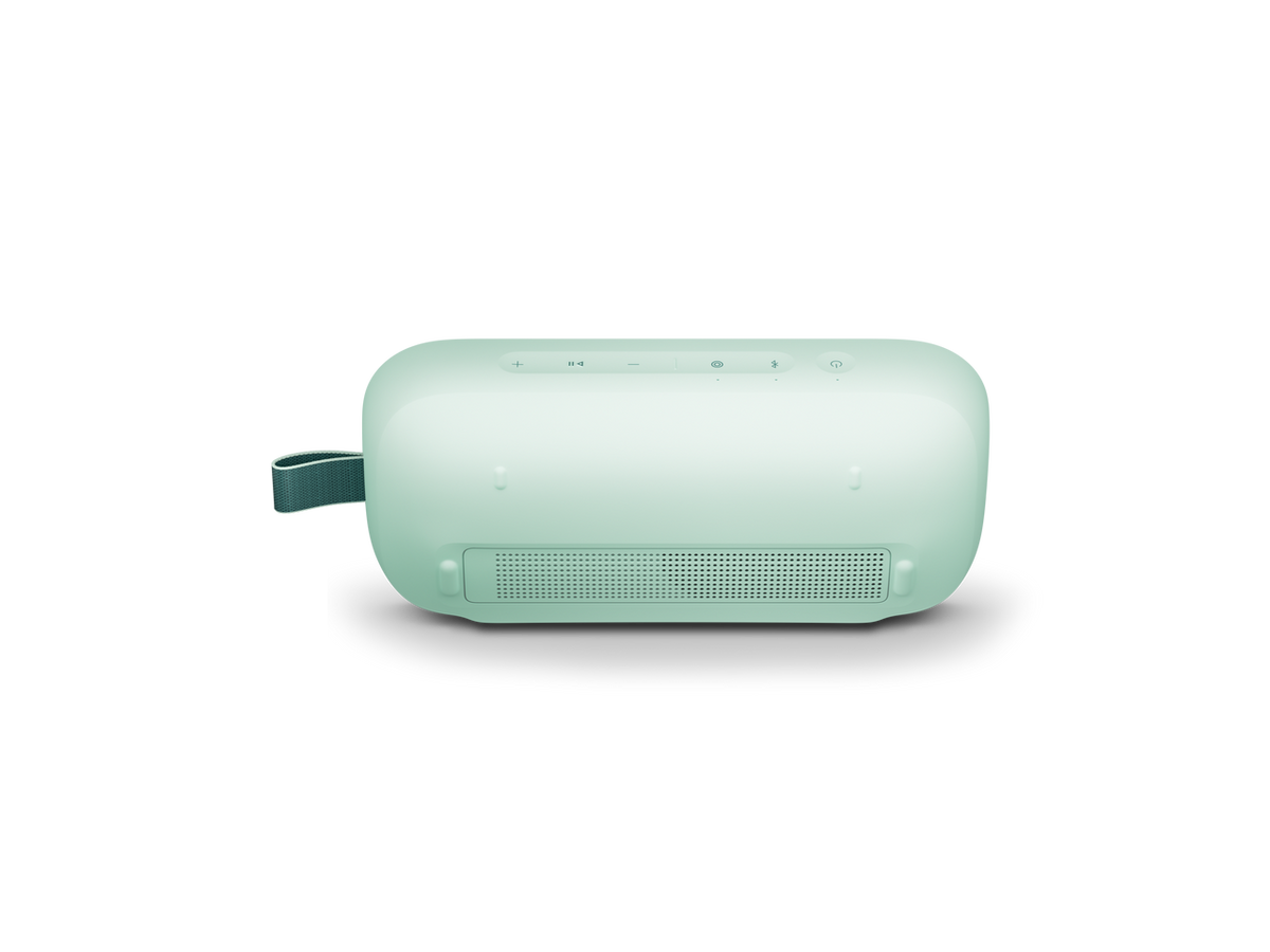 Bose SoundLink Flex Bluetooth Speaker (2nd Gen) - Portable Outdoor Speaker with Hi-Fi Audio, Waterproof and Dustproof, USB-C, Up to 12 Hours Battery Life, Dewdrop Mint - Limited Edition Color