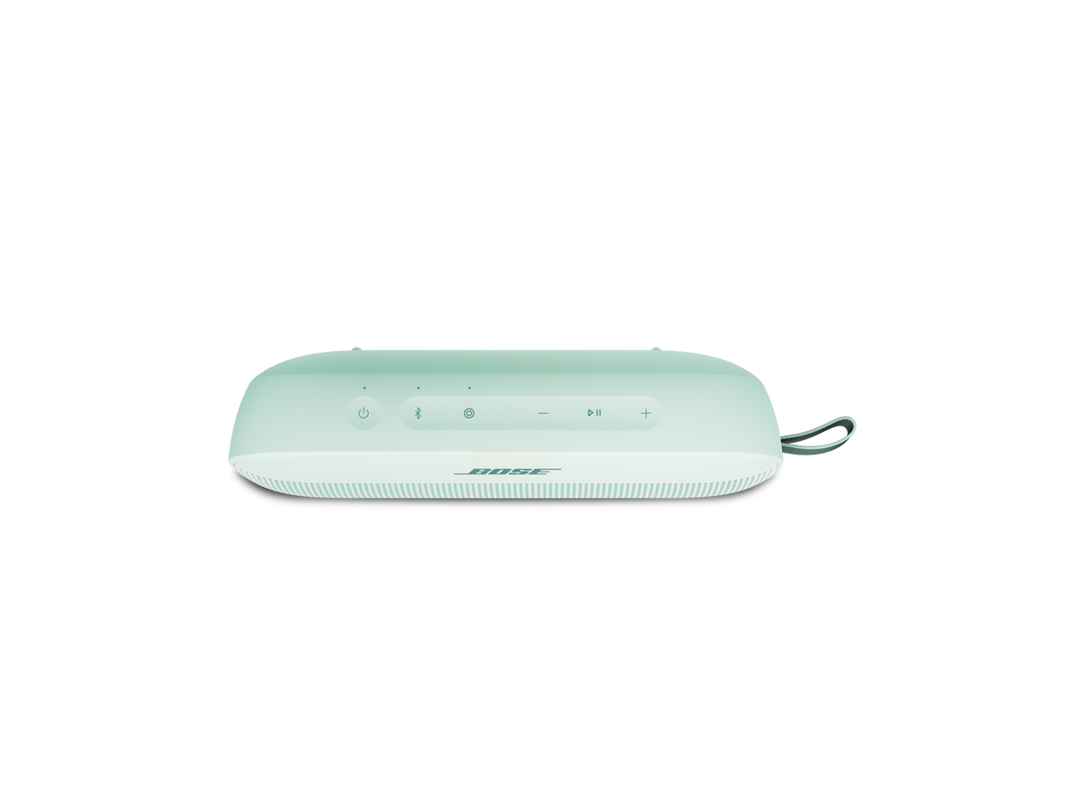 Bose SoundLink Flex Bluetooth Speaker (2nd Gen) - Portable Outdoor Speaker with Hi-Fi Audio, Waterproof and Dustproof, USB-C, Up to 12 Hours Battery Life, Dewdrop Mint - Limited Edition Color