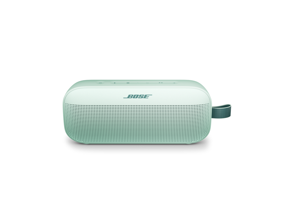Bose SoundLink Flex Bluetooth Speaker (2nd Gen) - Portable Outdoor Speaker with Hi-Fi Audio, Waterproof and Dustproof, USB-C, Up to 12 Hours Battery Life, Dewdrop Mint - Limited Edition Color