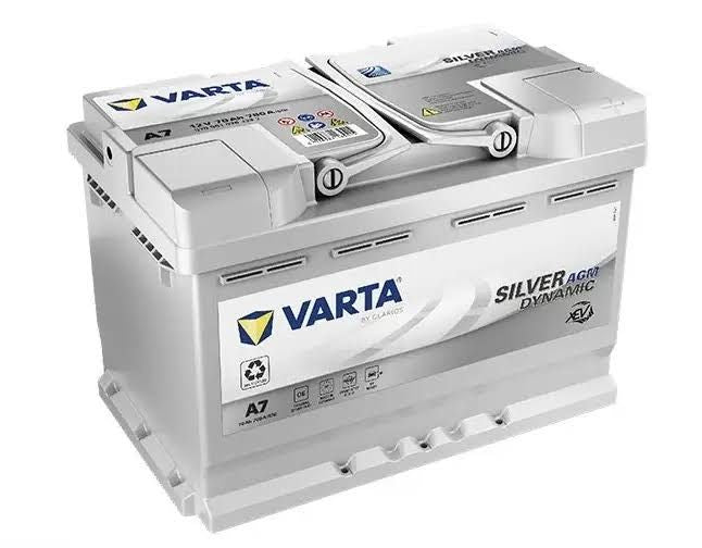 2026 Varta Start-Stop Plus AGM E39 12V 70Ah 760A Car Battery (Gray)