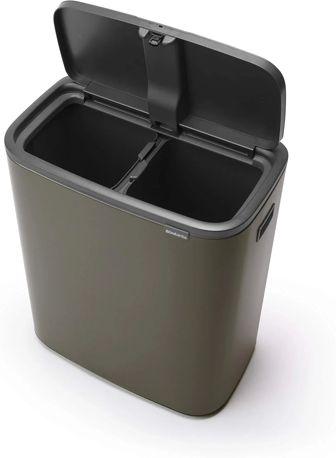 2026 Brabantia bin, matt steel, finger tracker, 2 x 30 L