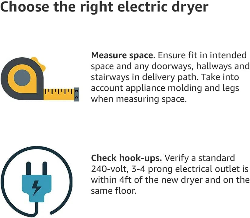 2026 Electric dryer Kenmore 74 cm (29") front load with anti-frishing protection and total capacity of 198 litres (7 ft3), wh