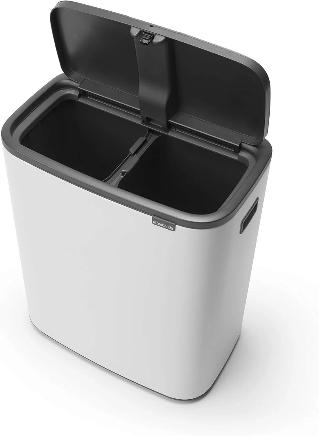 2026 Brabantia bin, matt steel, finger tracker, 2 x 30 L
