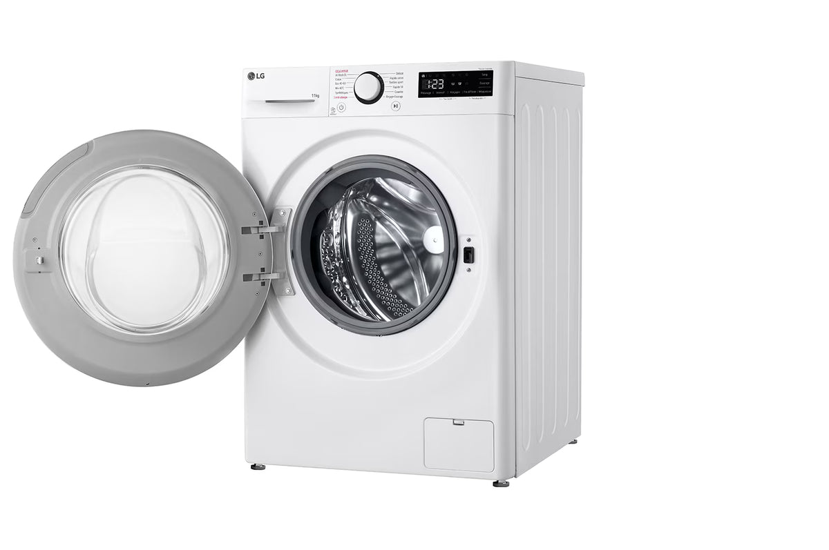 2026 LG F14R50WHS Front-Load Washing Machine, 11 kg, 1400 rpm, ThinQ, Class A (White)