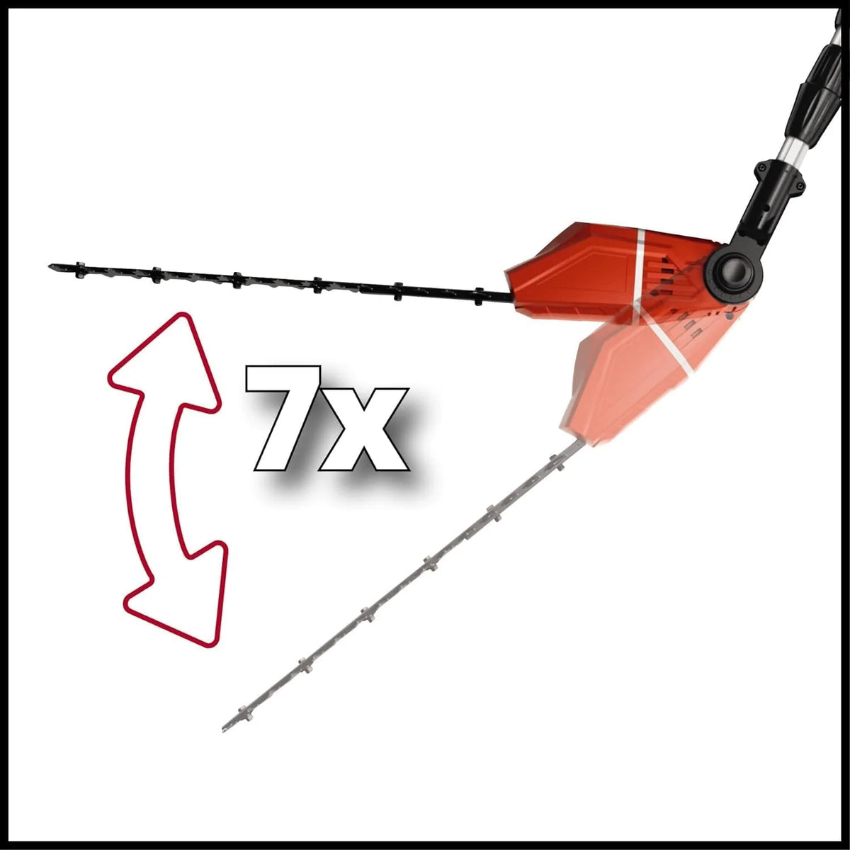 2026 Einhell GE-HC 18 Li T Cordless 2-in-1 Hedge Trimmer and Pole Saw, Tool Only