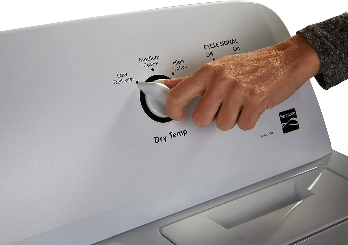 2026 Electric dryer Kenmore 74 cm (29") front load with anti-frishing protection and total capacity of 198 litres (7 ft3), wh