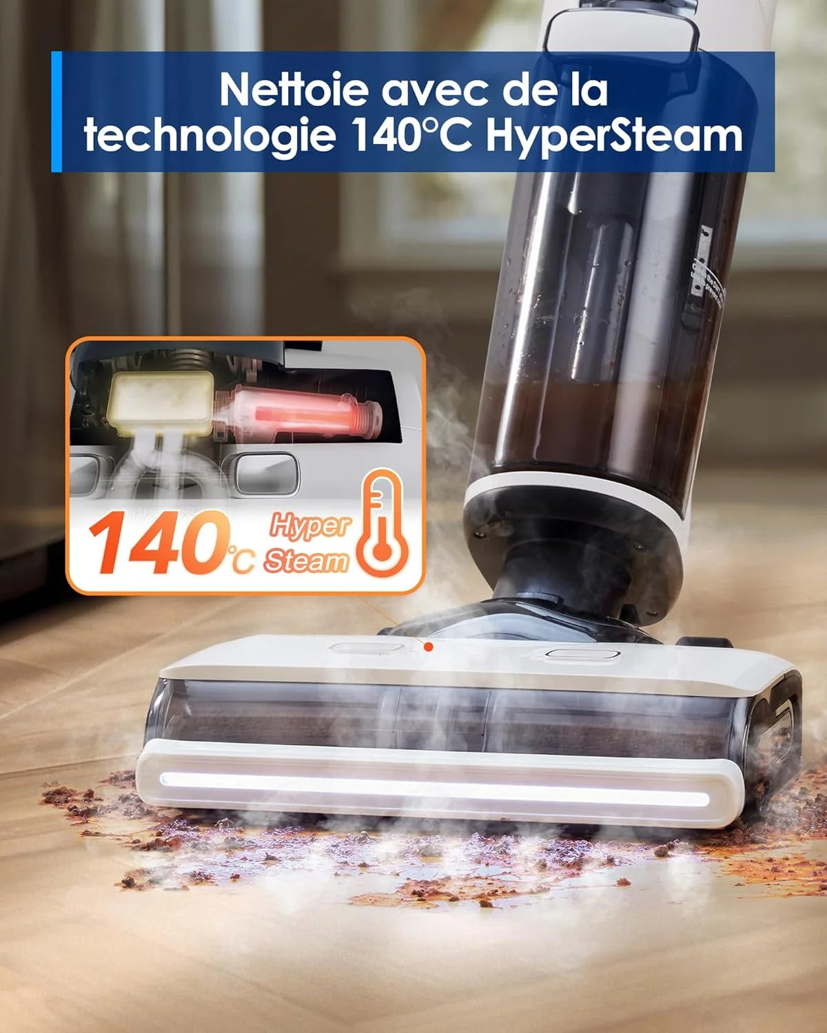 2026 Tineco Floor One S7 Steam Cordless Floor Washer and Steam Mop for Hard Floors