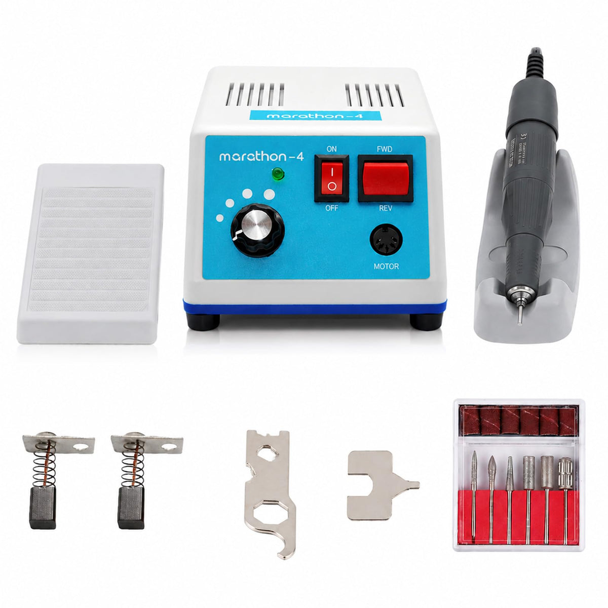 Marathon-4 Micromotor H37L1 Handpiece, 35000RPM, Foot Pedal