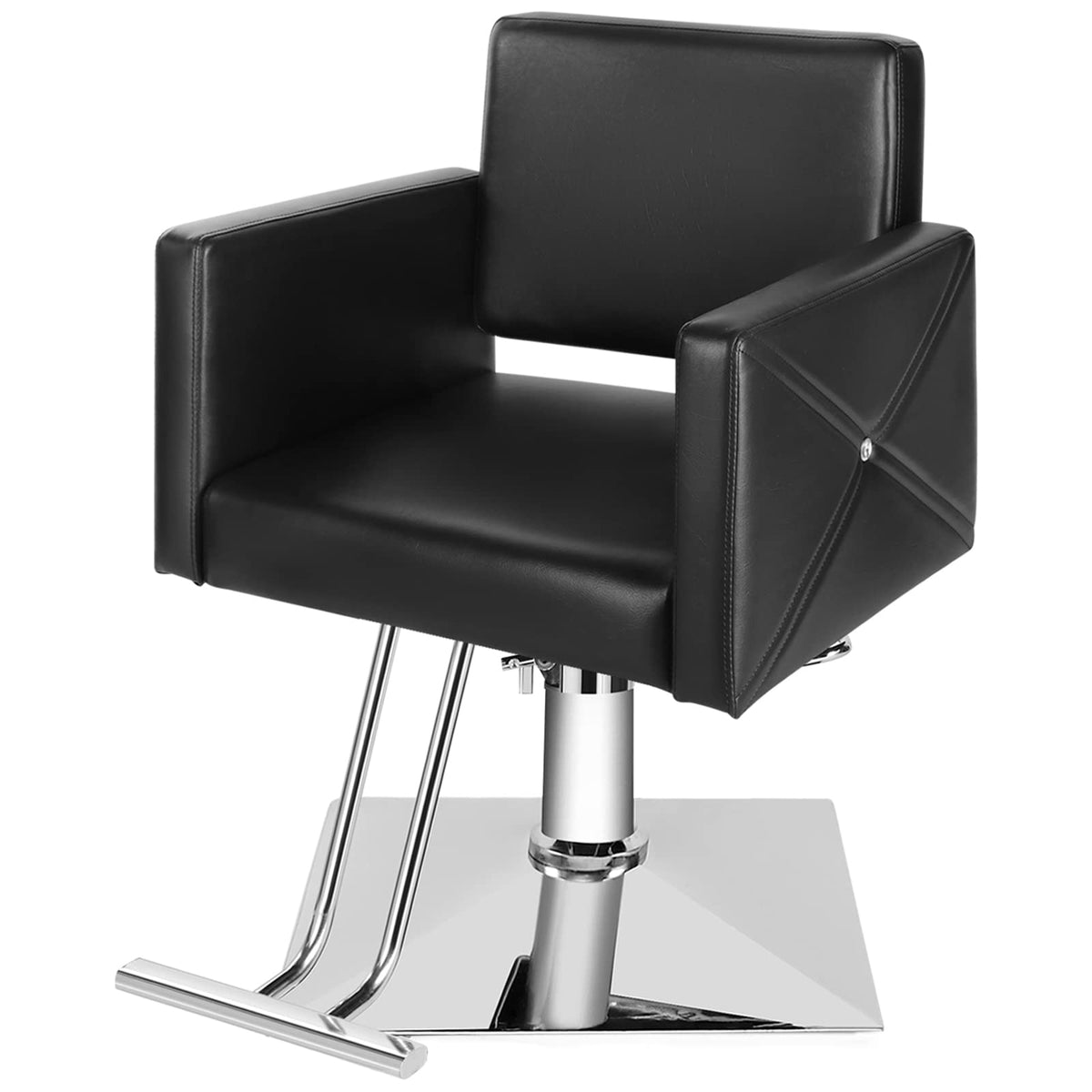Artist hand Salon Chair for Hair Stylist with Heavy Duty Hydraulic Pump 360 Degree Rolling Swivel, Height Adjustable, Spa Beauty Equipment for Hair Styling Braiding Women Man, Max Load 330 Lbs