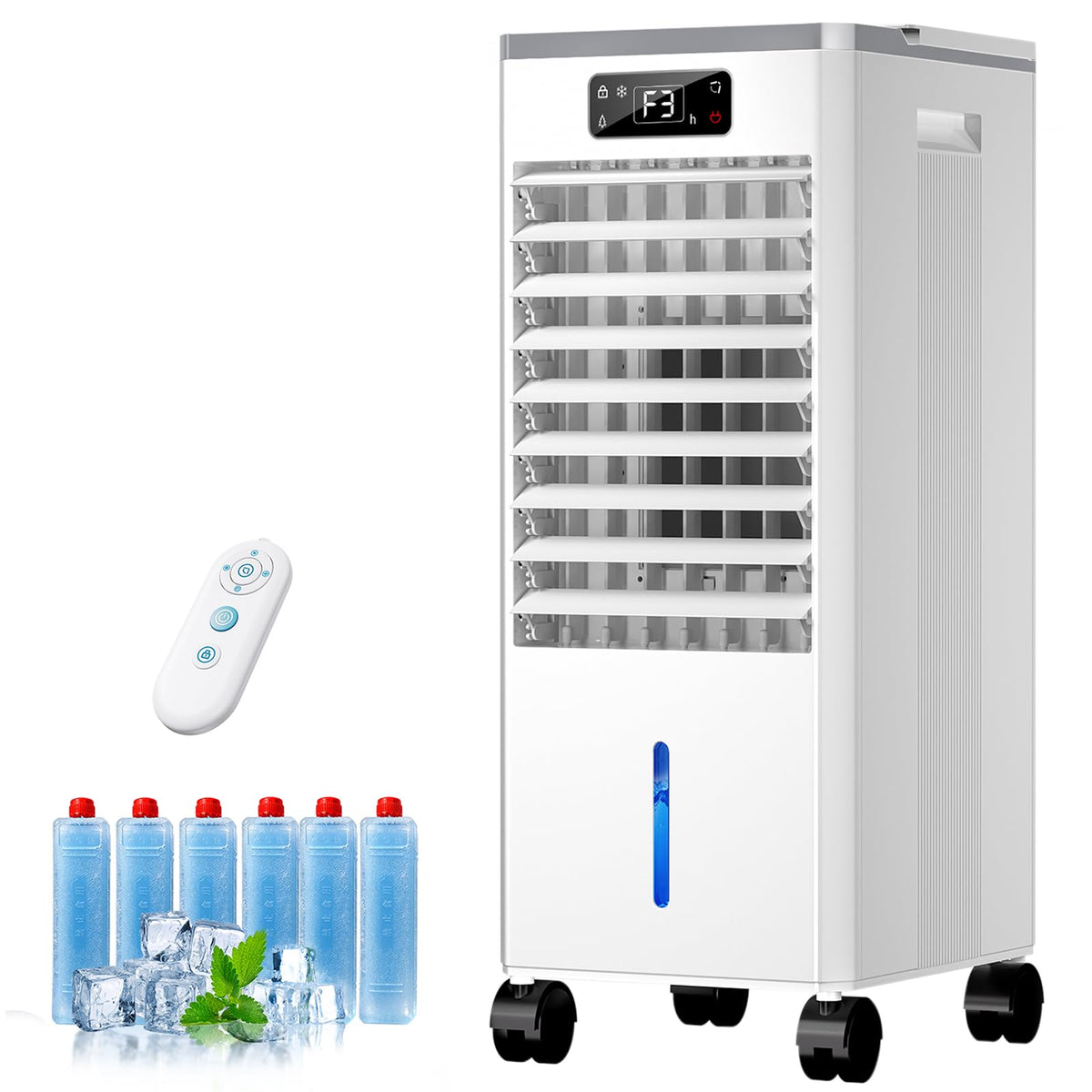 Evaporative Air Cooler, 4-IN-1 Portable Air Conditioners