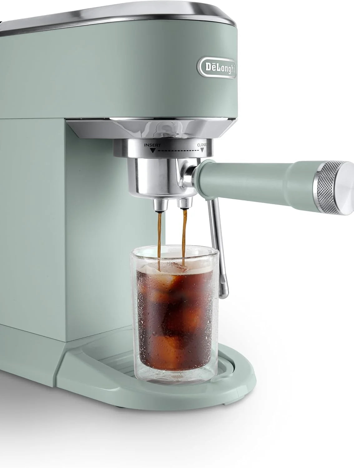 2026 De'Longhi Dedica – Stainless steel pump coffee maker for ground or individual coffee, espresso and cappuccino, 1.3 litre