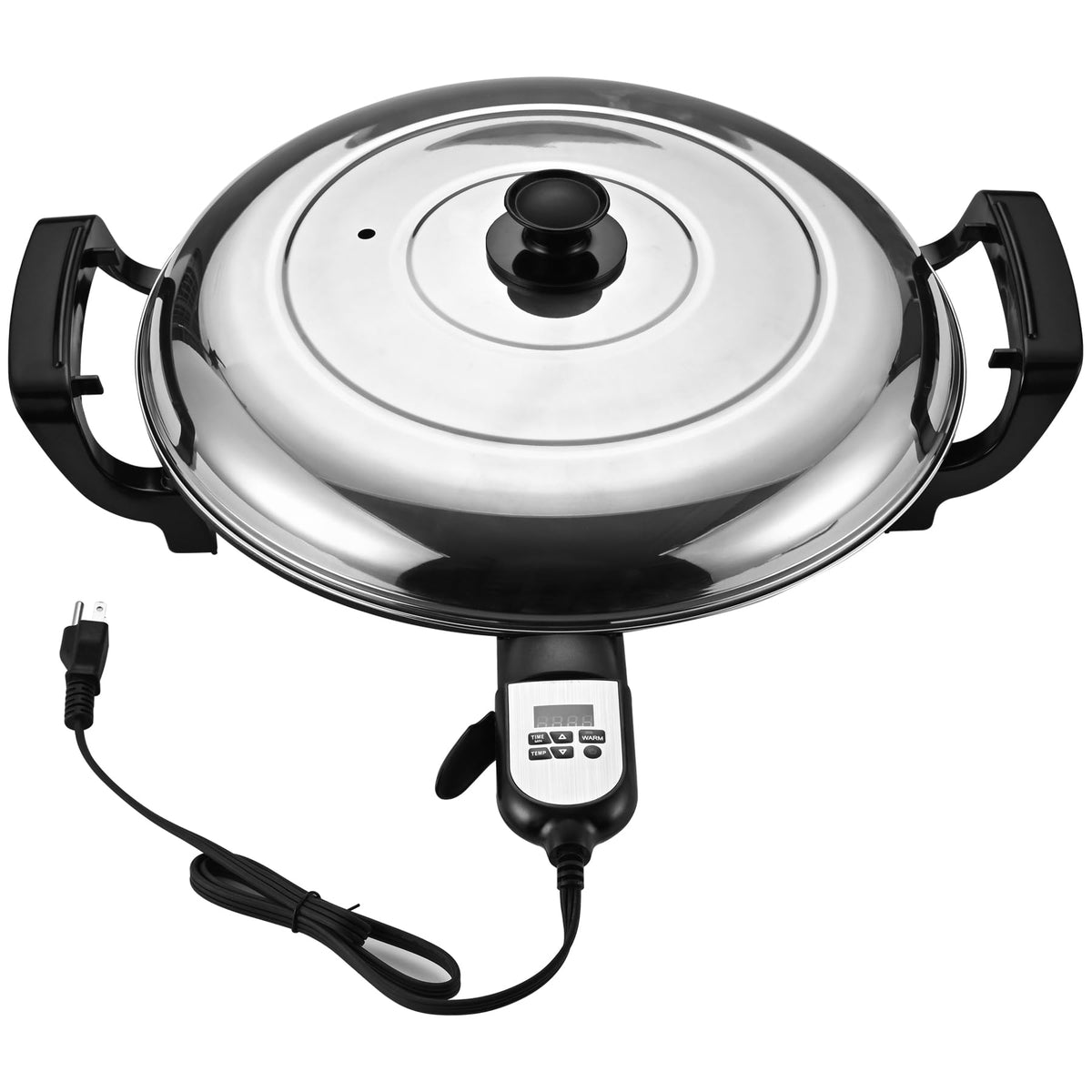 18.5" Electric Griddle for Teff Pancakes, Injera, Anjero, Crepe, Lefse, Mogogo & Mitad - Adjustable Digital Heat Control, Even Heat Distribution, Non-Stick Surface