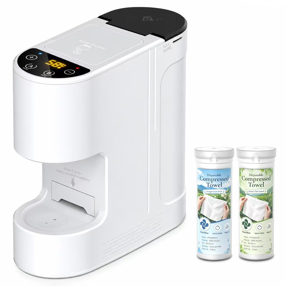 Towel Warmer for Bathroom & Spa,BEQOOL Hot Face Towel Dispenser Machine 5-Second Fast Heating Portable Mini Towel Heater for Esthetician, Facial Care, Home & Travel