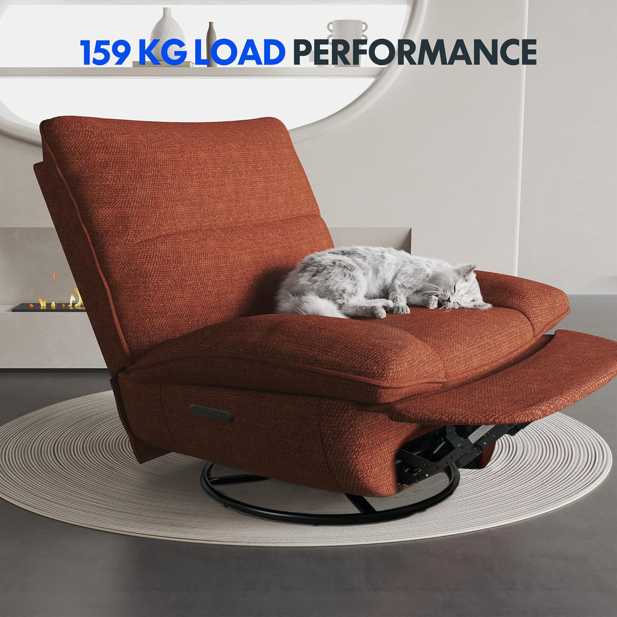 2026 FLEXISPOT XC6 reclining armchair, swinging sofa, TV chair with adjustable backrest, reclining armchair for bedroom, livi