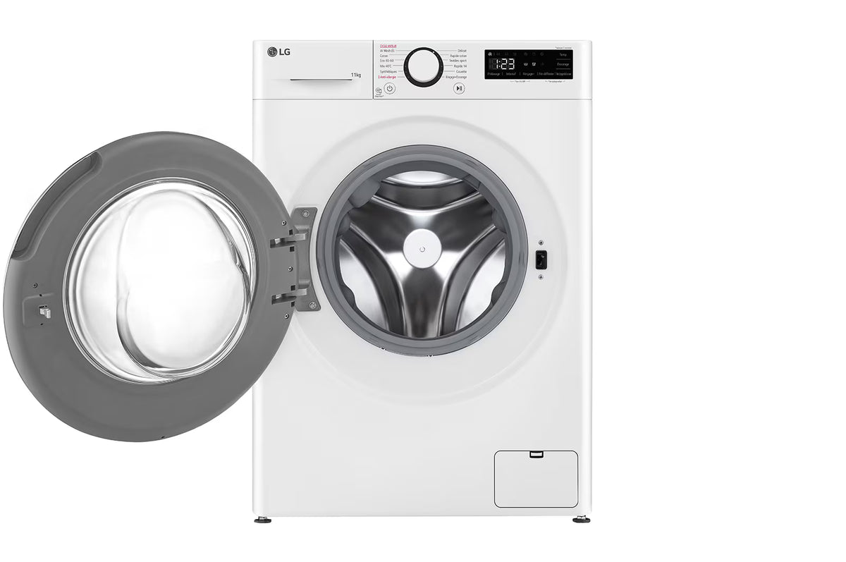 2026 LG F14R50WHS Front-Load Washing Machine, 11 kg, 1400 rpm, ThinQ, Class A (White)