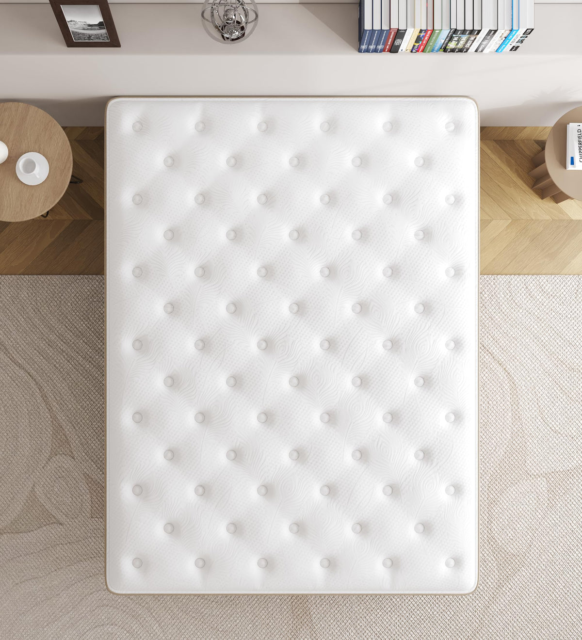 2026 30 cm (12 inches) KOANTTI 2025 mattress in shape memory foam. Medium firmness.