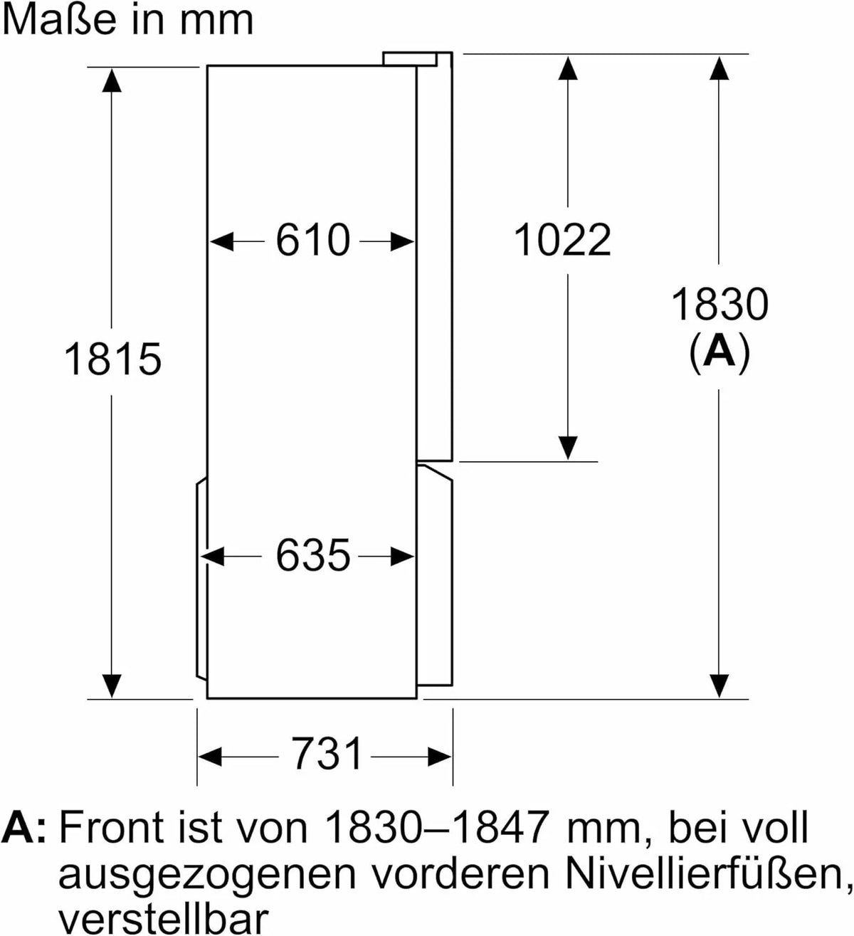 2026 SIEMENS KF96NVPEA iQ300 multi-door refrigerator, 183 x 91 cm, 405 L cooling & 200 L freezing, hyperFresh longer freshnes