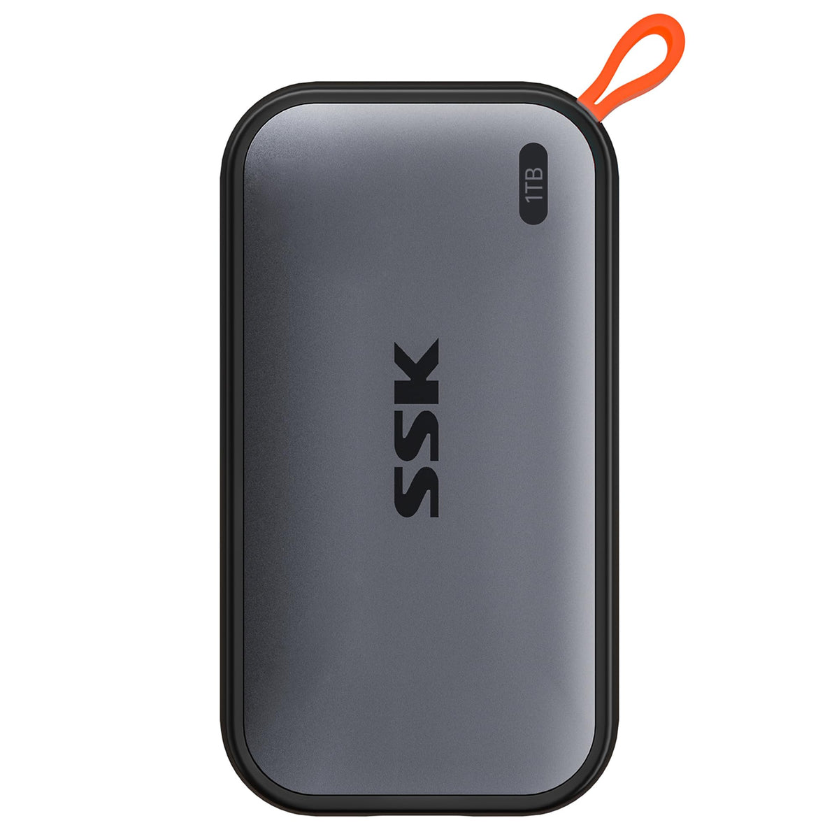 SSK Portable SSD 1TB External Solid State Hard Drive USB C Up to 1050MB/s USB3.2 Gen2 A&C Cable, SMART TRIM, LED Light, OTG, iPhone 18/17/16/15 Pro Compatible 4KHDR ProRes, Aluminum