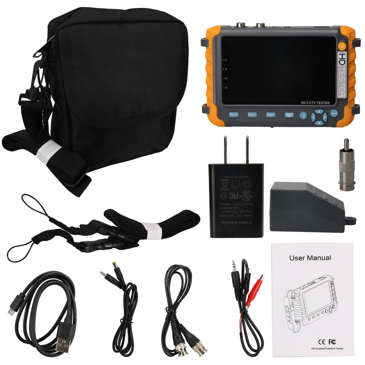5“CCTV Tester Analog Camera Moniton,HDMI&VGA Input,Camera Debugging Helper