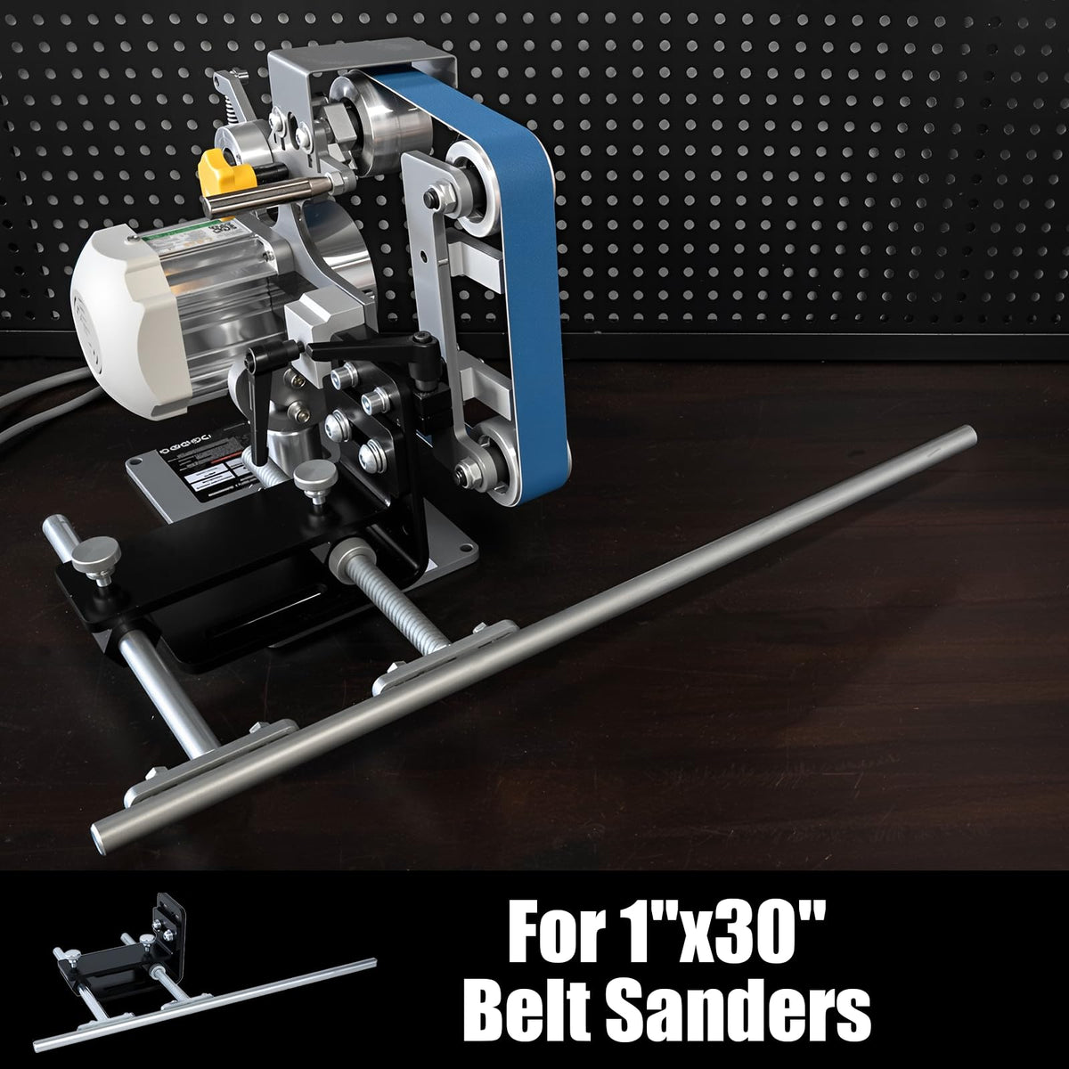 3-in-1 Extended Universal Support bar with Micro Adjust Bench Grinder Mounting Set, Extended Support Bar for wet sharpening system& Belt sander, for Vevor, Bucktool, Wen, Tormek