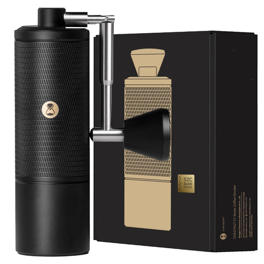 TIMEMORE C5 ESP Pro Manual Coffee Grinder with S2C-042-III Conical Burr, 0.015mm Precision Adjustment, All-Metal Portable Hand Coffee Mill for Espresso/French Press/Pour Over - Black