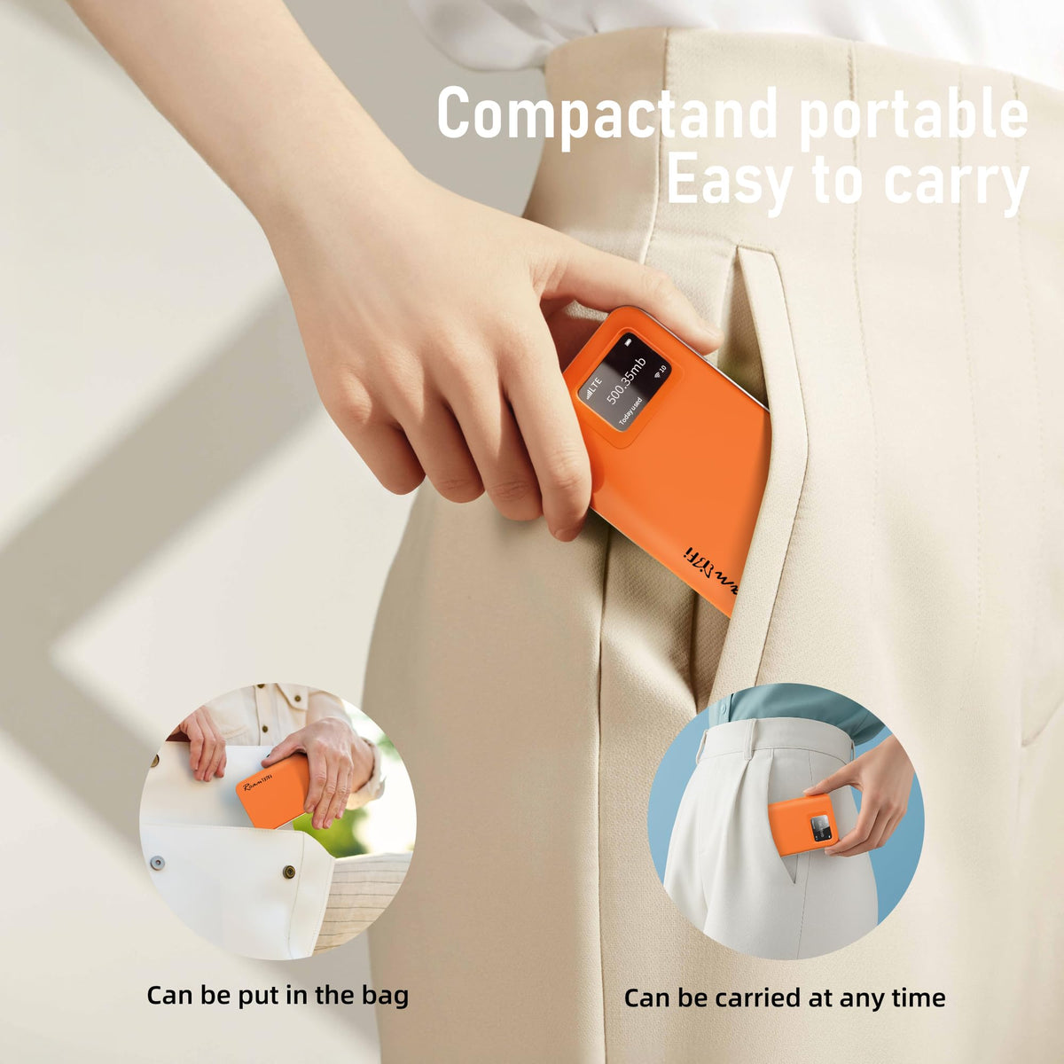 RoamWiFi Mobile Hotspot Pocket WiFi, Portable WiFi No SIM Card Needed, MiFi 4G LTE, US 1GB Data 30 Day, 10 Devices, 170+ Countries, No Contract, International, Travel, Hotspot Device, Hot Spot, Global
