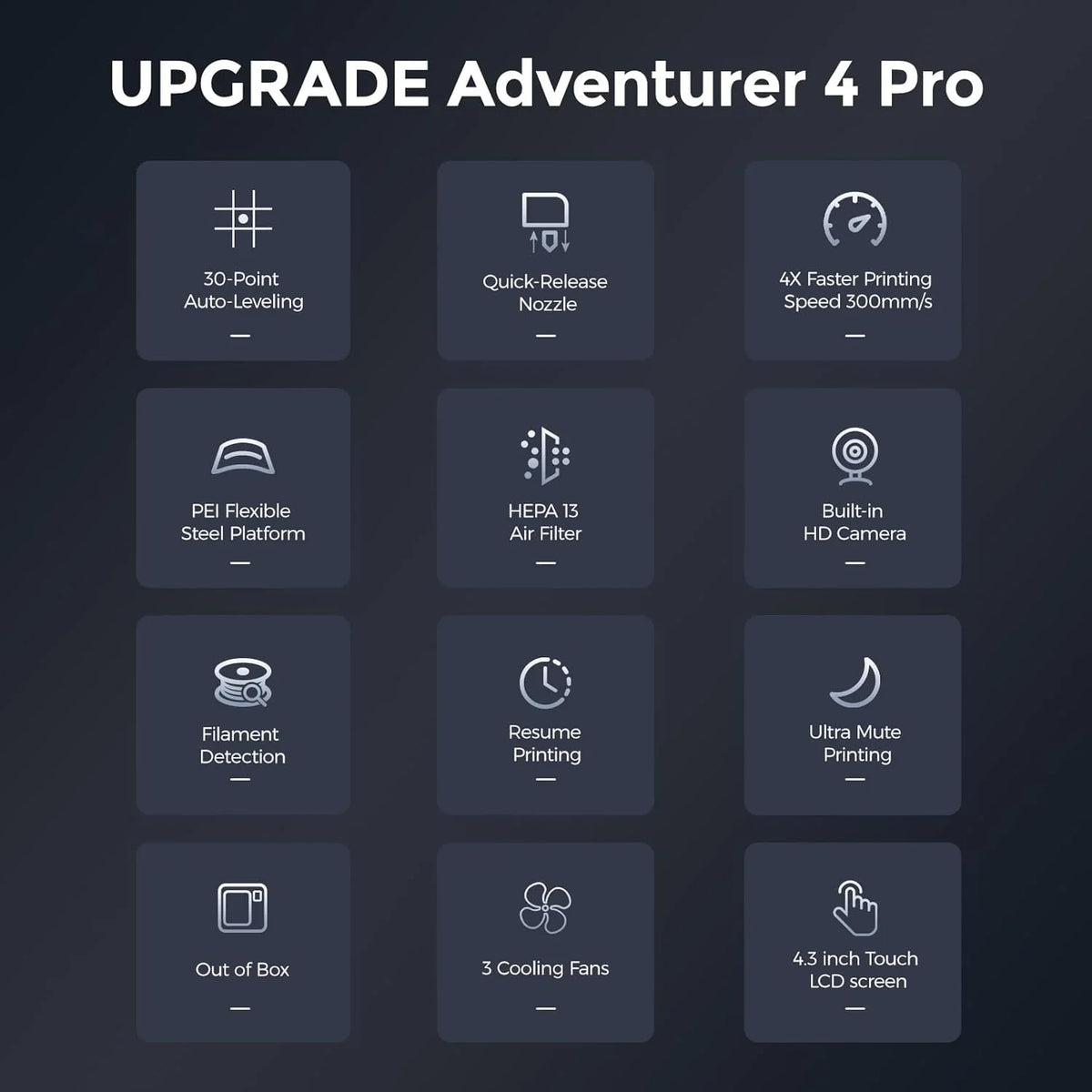 2026 3D Flashforge Adventurer 4 Pro Printer