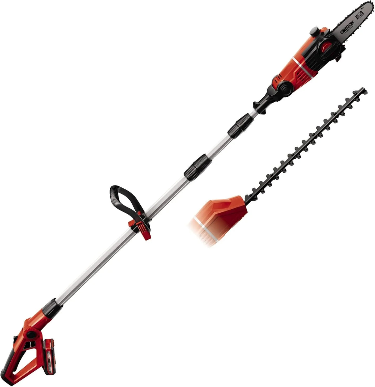 2026 Einhell GE-HC 18 Li T Cordless 2-in-1 Hedge Trimmer and Pole Saw, Tool Only