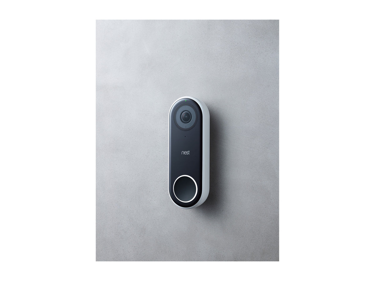 Used - Very Good Nest Hello Doorbell, Full HD with 3MP (2K) color sensor, 8x digital zoom Smart Wired Doorbell