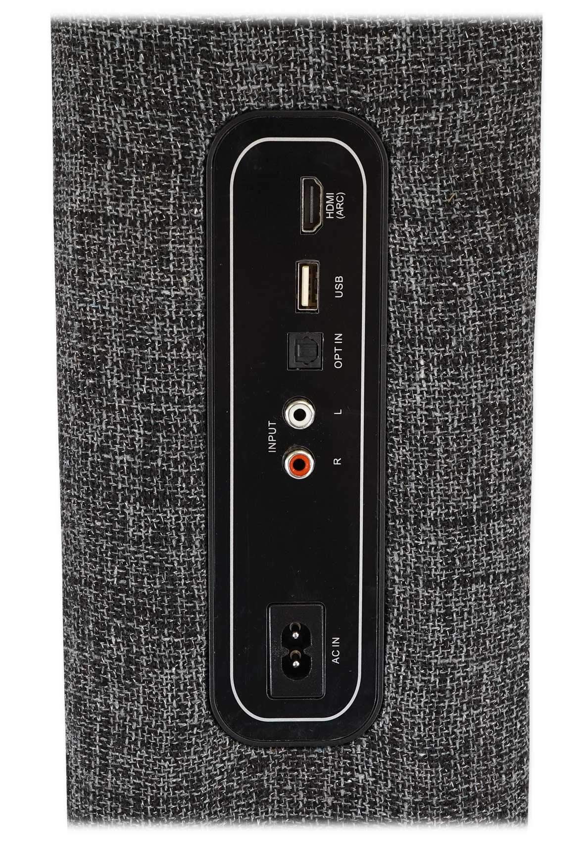 Rockville ONE-Tower Black Bluetooth Tower Speaker with HDMI/Optical/RCA All-In-One System, USB Playback, 200W Peak, 60W RMS, Remote, Adjustable Bass/Treble, Class D Amp, Digital Display, Home Use