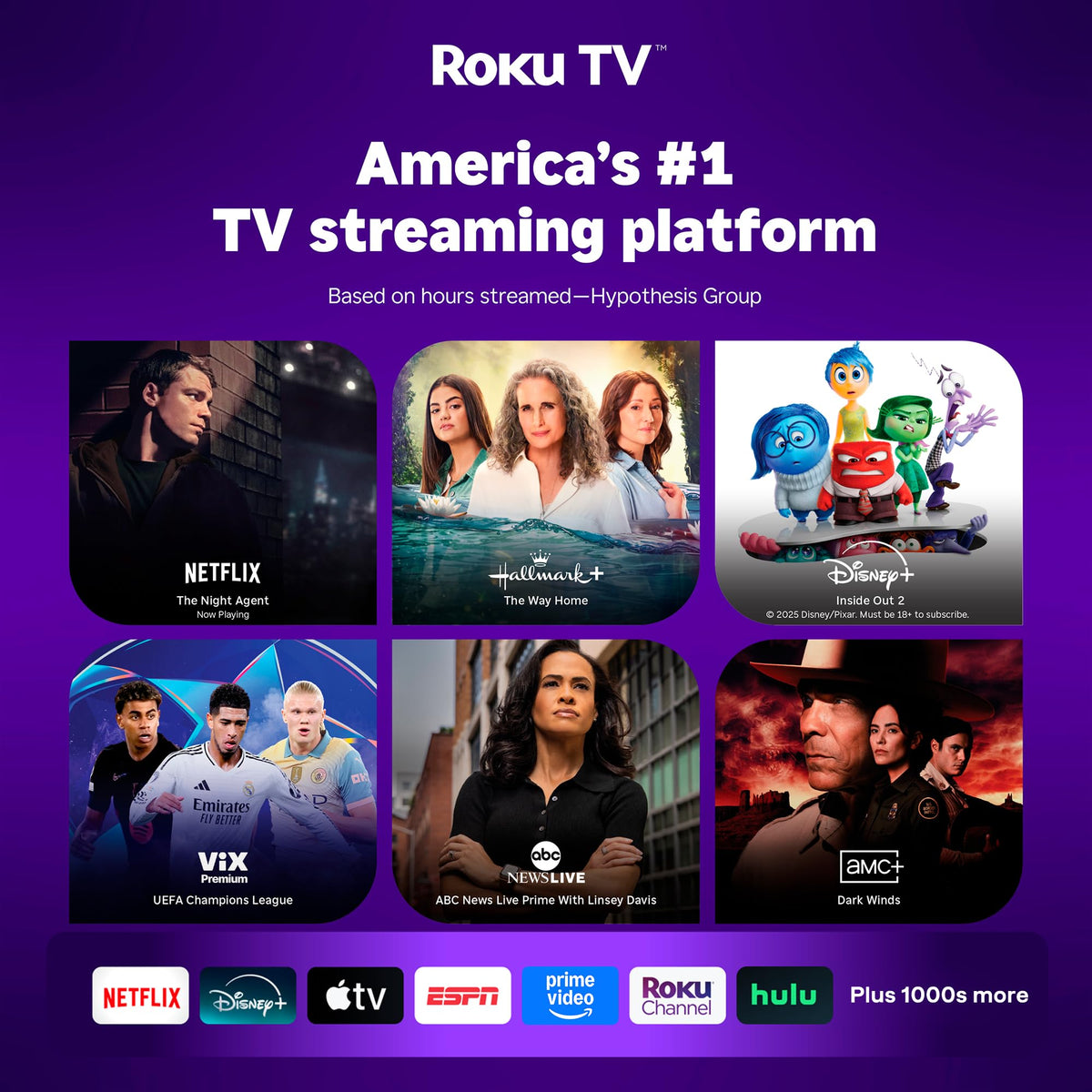 Aurzen Roku TV D1R Smart Portable Outdoor Projector with WiFi and Bluetooth Roku TV Built-in, All Top Apps, 1080P FHD, DoIby Audio, Auto Focus & Keystone, Zoom, Mini Projector for Home & Outdoor Movies
