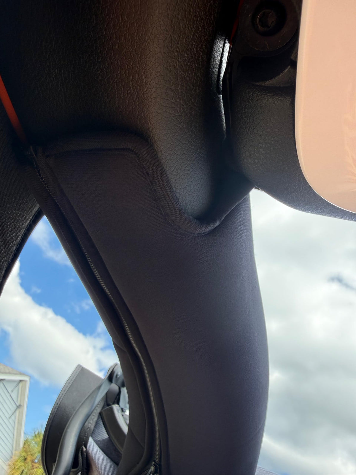 Neoprene Roll Bar Cover Padding Compatible with 2-Door Jeep Wrangler JK 2007-2018 - Black