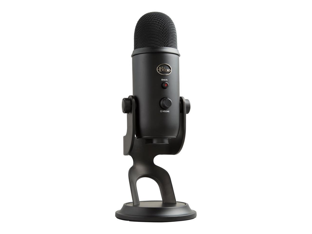 Logitech Blue Yeti USB Microphone, Multi-Pattern Condenser Mic, Plug & Play, Streaming, Podcasting & Recording