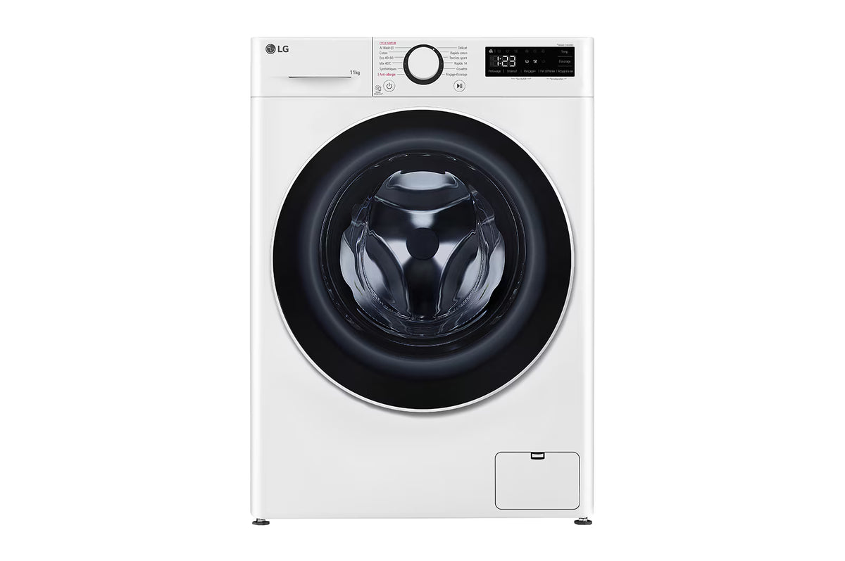 2026 LG F14R50WHS Front-Load Washing Machine, 11 kg, 1400 rpm, ThinQ, Class A (White)