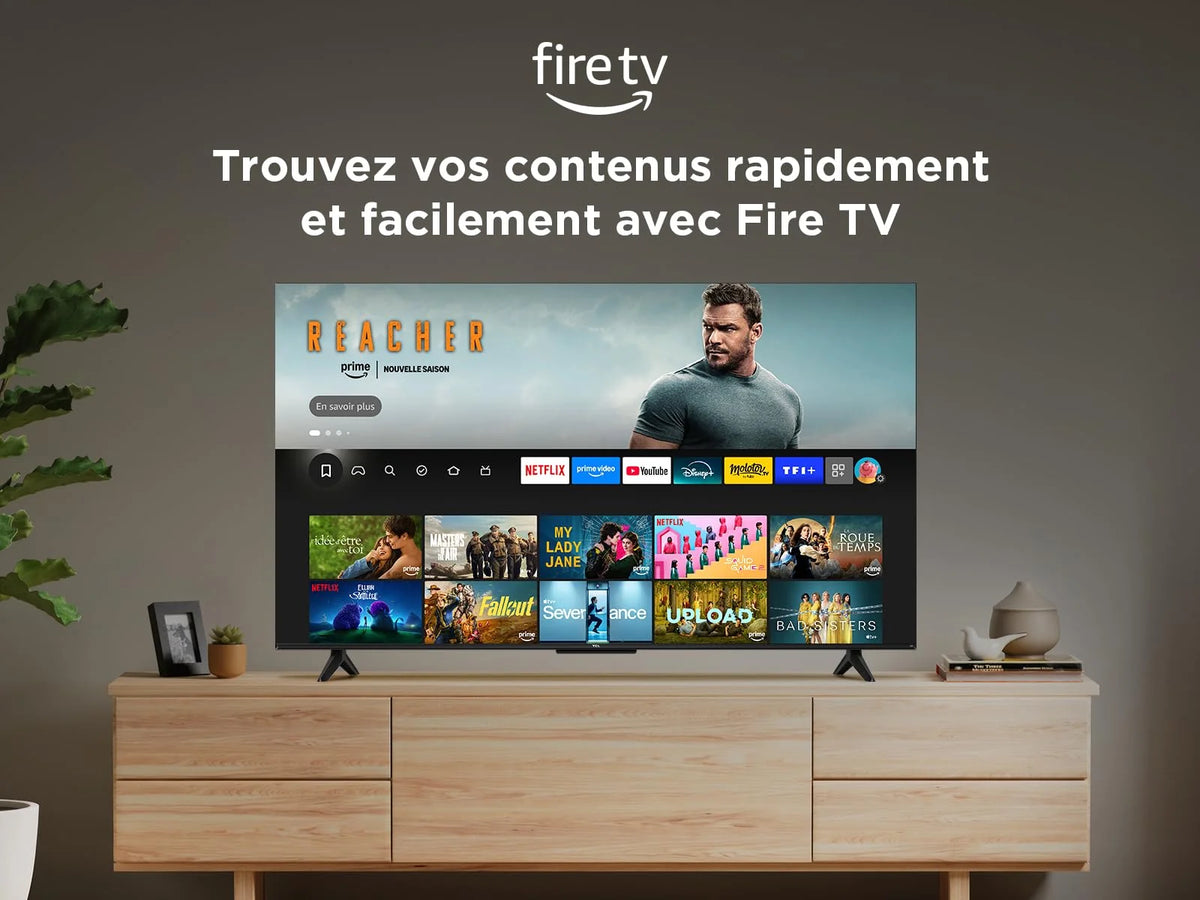 2026 TCL 43T6C Fire TV 43 Inches QLED 4K UHD Smart TV, HDR (Multi-Format), Dolby Atmos, Motion Clarity, Voice Alexa