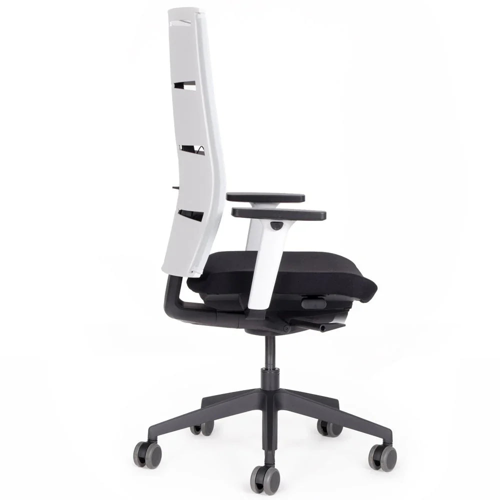 2026 Ergonomic office chair Agilis Matrix MT12 with mesh backrest and slow tilt, special edition, pure black (edition 2025).
