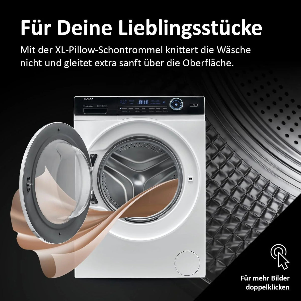 2026 Haier I-PRO SERIE 7 HW70-B14979 I front loader washing machine 7kg I Washing Machine with A-efficiency, 1,400 rpm. & qui
