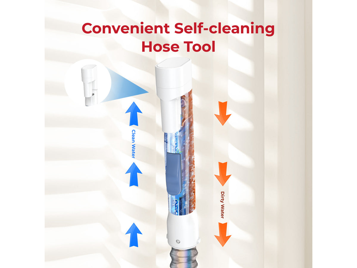 Rosewill Multi-Purpose Portable Carpet and Upholstery Cleaner, Powerful Suction 18 Kpa Spot Cleaner, Car and Auto Detailer, Stain/Spot Remover; Versatile Use: Carpet, Sofa, Pet Hair Use - White