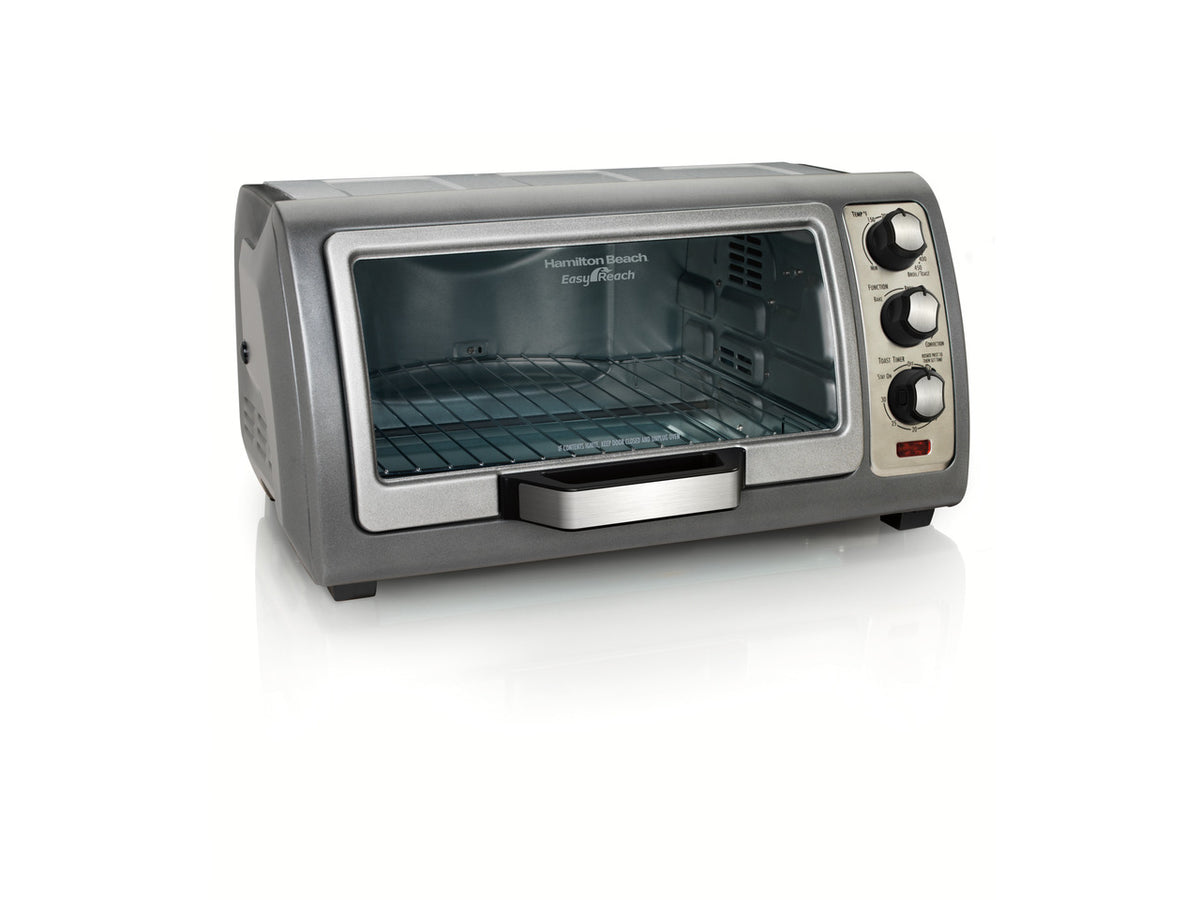 Hamilton Beach 31126 Easy-Reach 6 Slice Toaster Oven Broiler with Convection