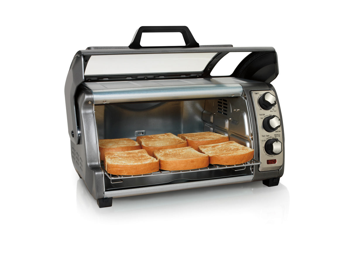 Hamilton Beach 31126 Easy-Reach 6 Slice Toaster Oven Broiler with Convection