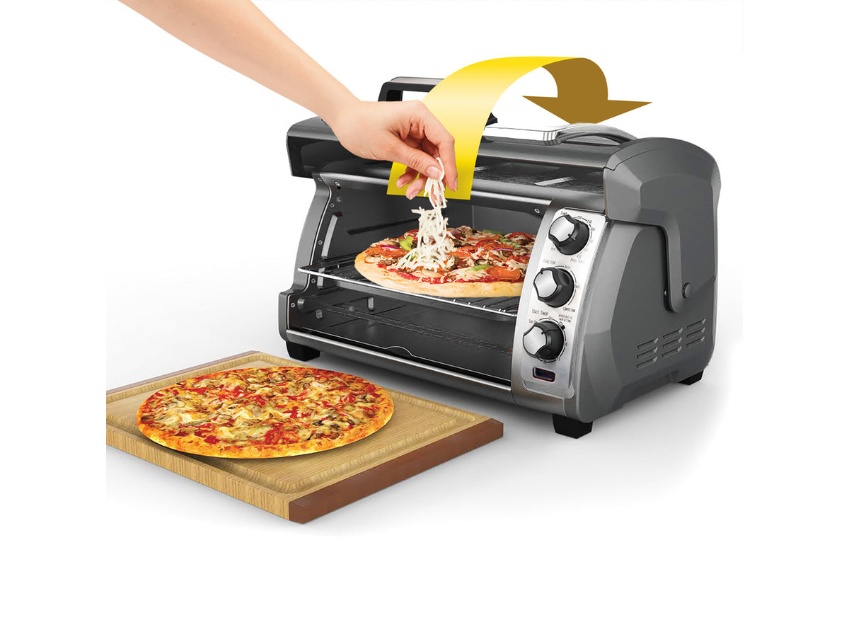 Hamilton Beach 31126 Easy-Reach 6 Slice Toaster Oven Broiler with Convection