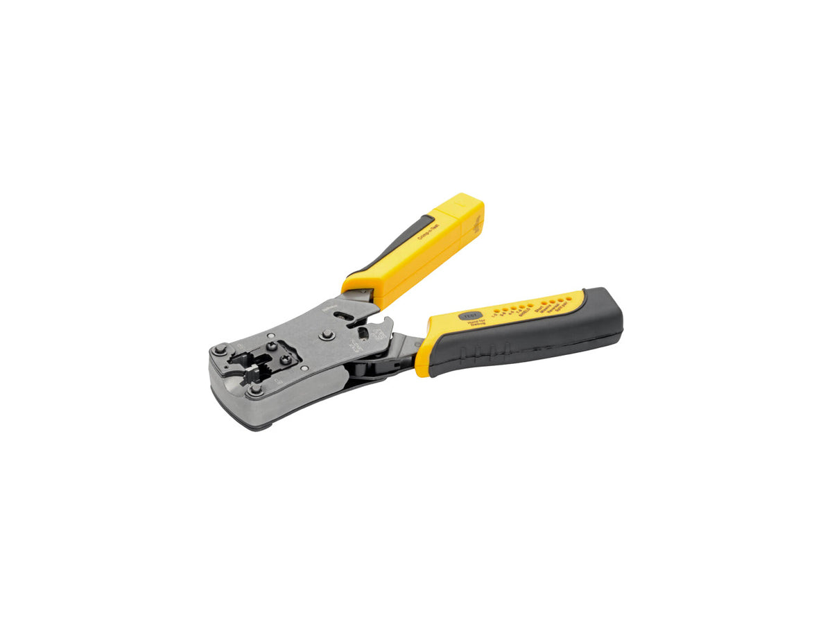 Tripp Lite RJ11/RJ12/RJ45 Wire Crimper with Built-in Cable Tester