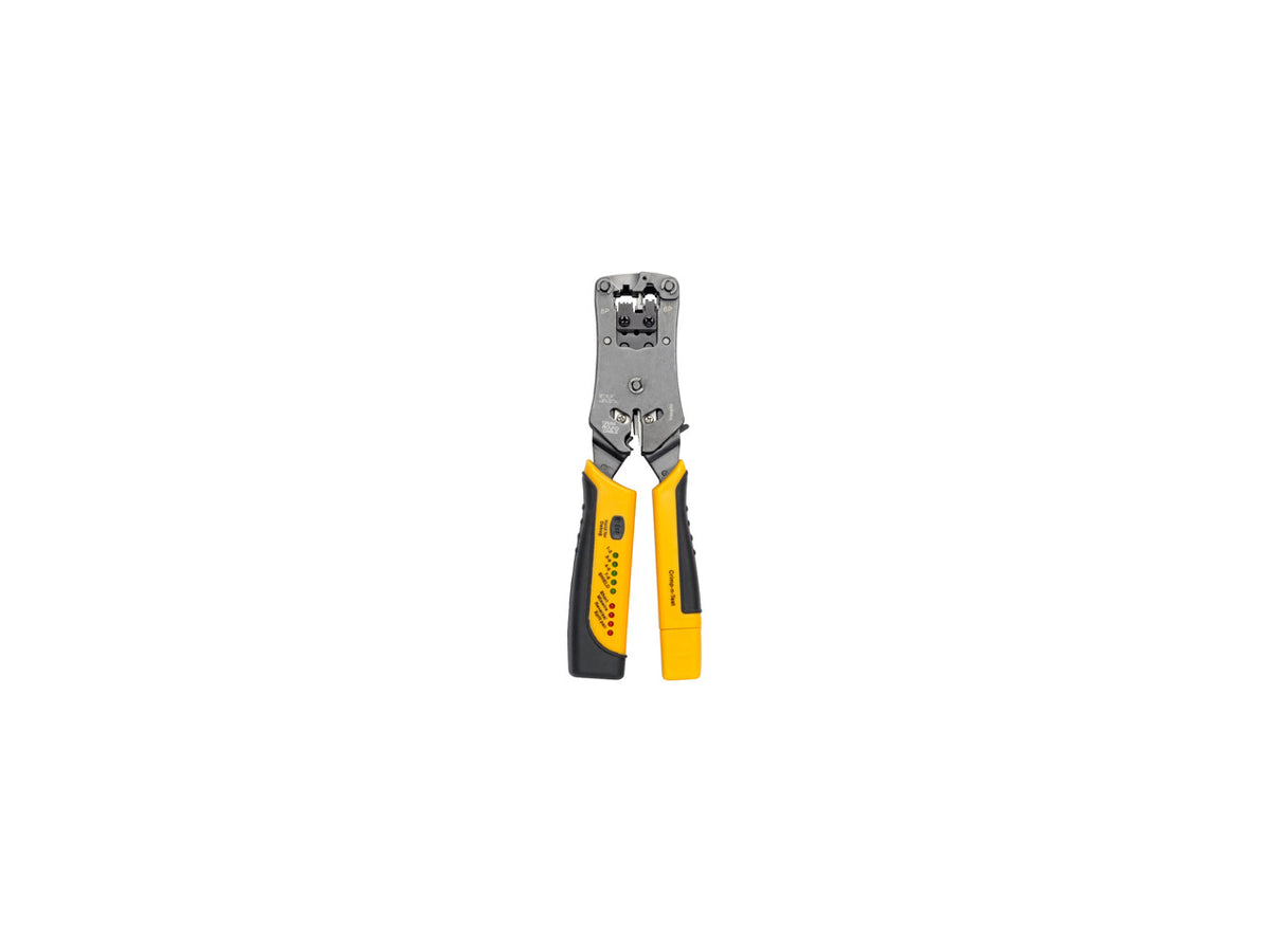 Tripp Lite RJ11/RJ12/RJ45 Wire Crimper with Built-in Cable Tester