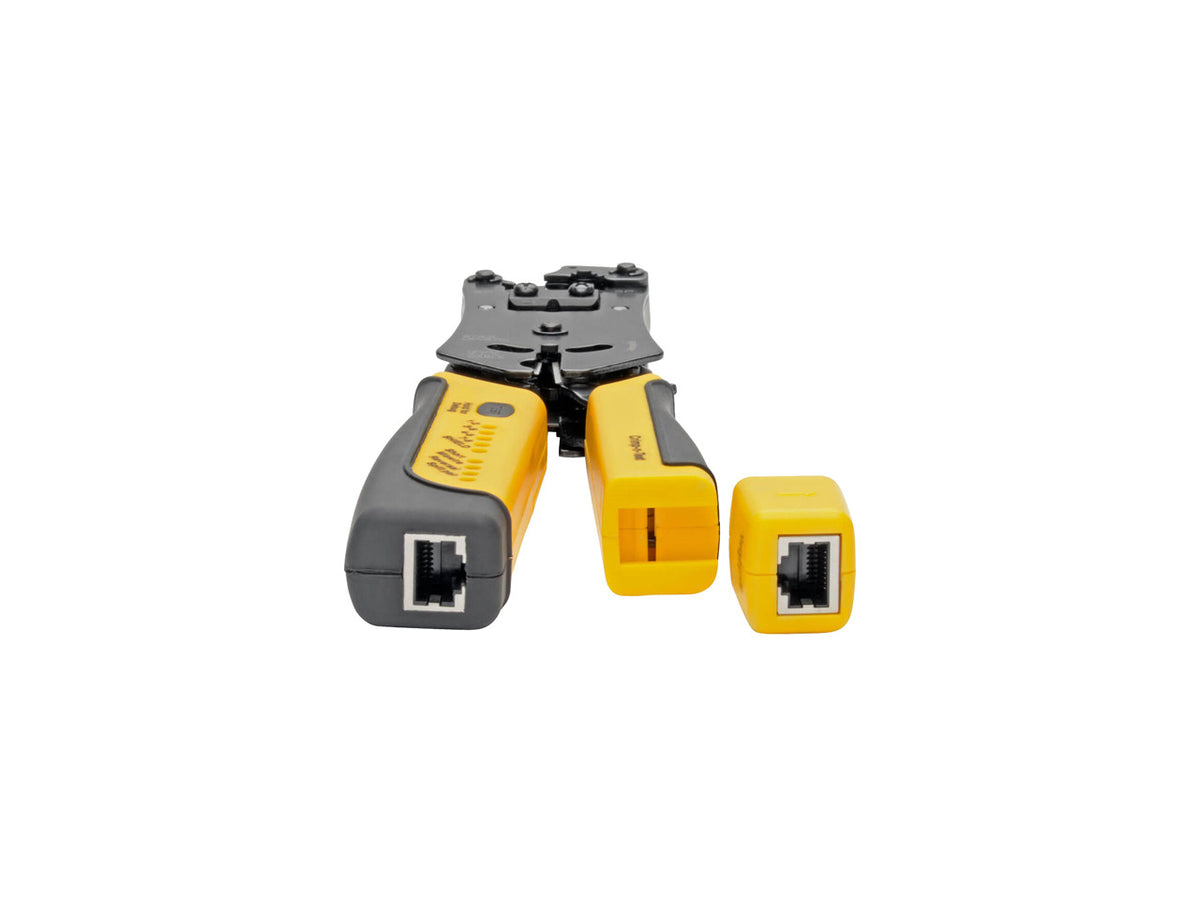 Tripp Lite RJ11/RJ12/RJ45 Wire Crimper with Built-in Cable Tester