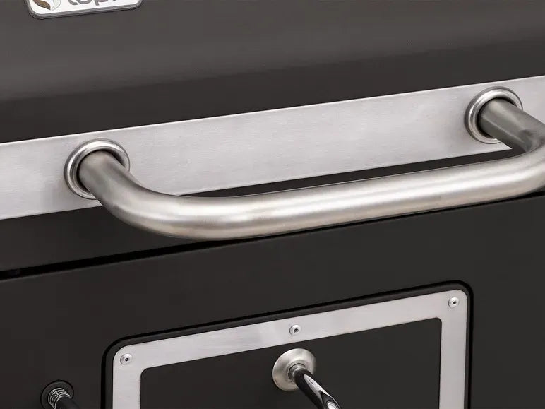 2026 tepro coal-gas grill “Toronto Kombi”, 8.7 kW power, 3 stainless steel burners, 2 shelfs