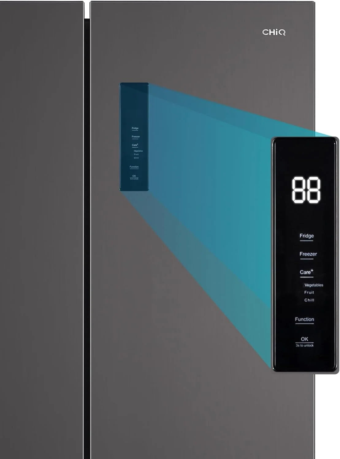2026 American multi-door refrigerator CHIQ CCD503NEIBE, 503 litres