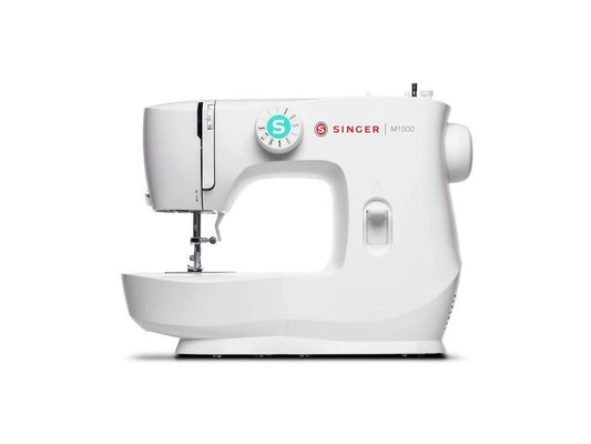 SINGER M1500 Lightweight & Portable Sewing Machine with Accessory Kit, 57 Stitch Applications, LED Light & 4-step Buttonhole, Great for Quilting, Crafts & Mending