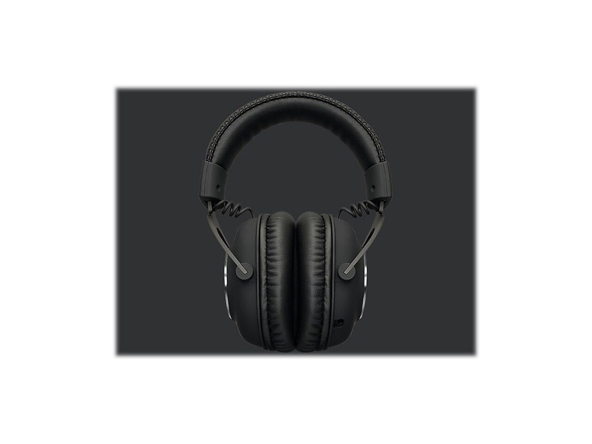 Logitech G PRO X Wireless LIGHTSPEED Gaming Headset with Blue VO!CE Mic Filter Tech, 50 mm PRO-G Drivers, and DTS Headphone:X 2.0 Surround Sound, 20+ Hour Battery Life - Black