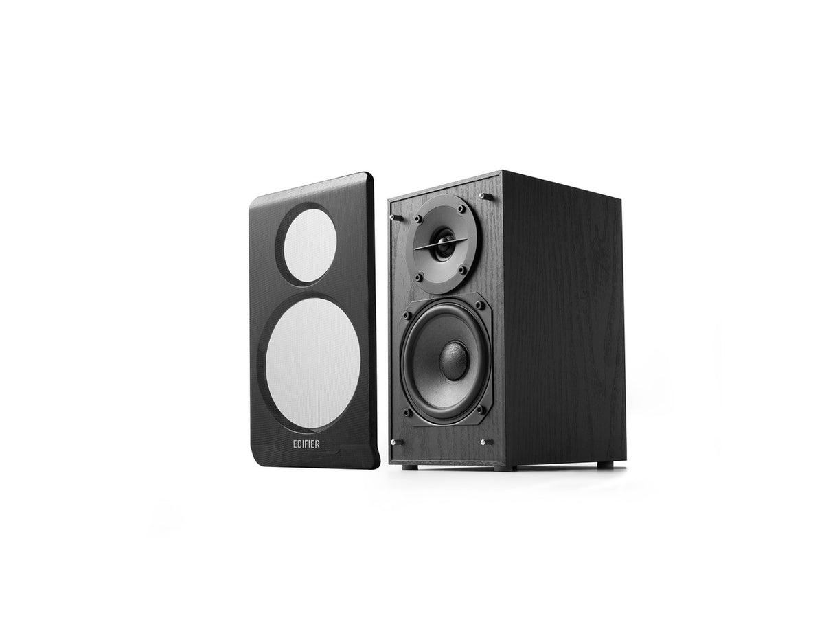 Edifier R33BT Active Bluetooth Bookshelf Speakers, Black - Pair