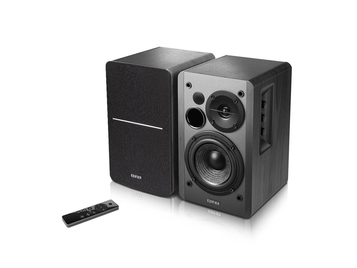 Edifier R1280DBs Active Bluetooth Bookshelf Speakers - Optical Input - 2.0 Wireless Studio Monitor Speaker - 42W RMS with Subwoofer Line Out - Black